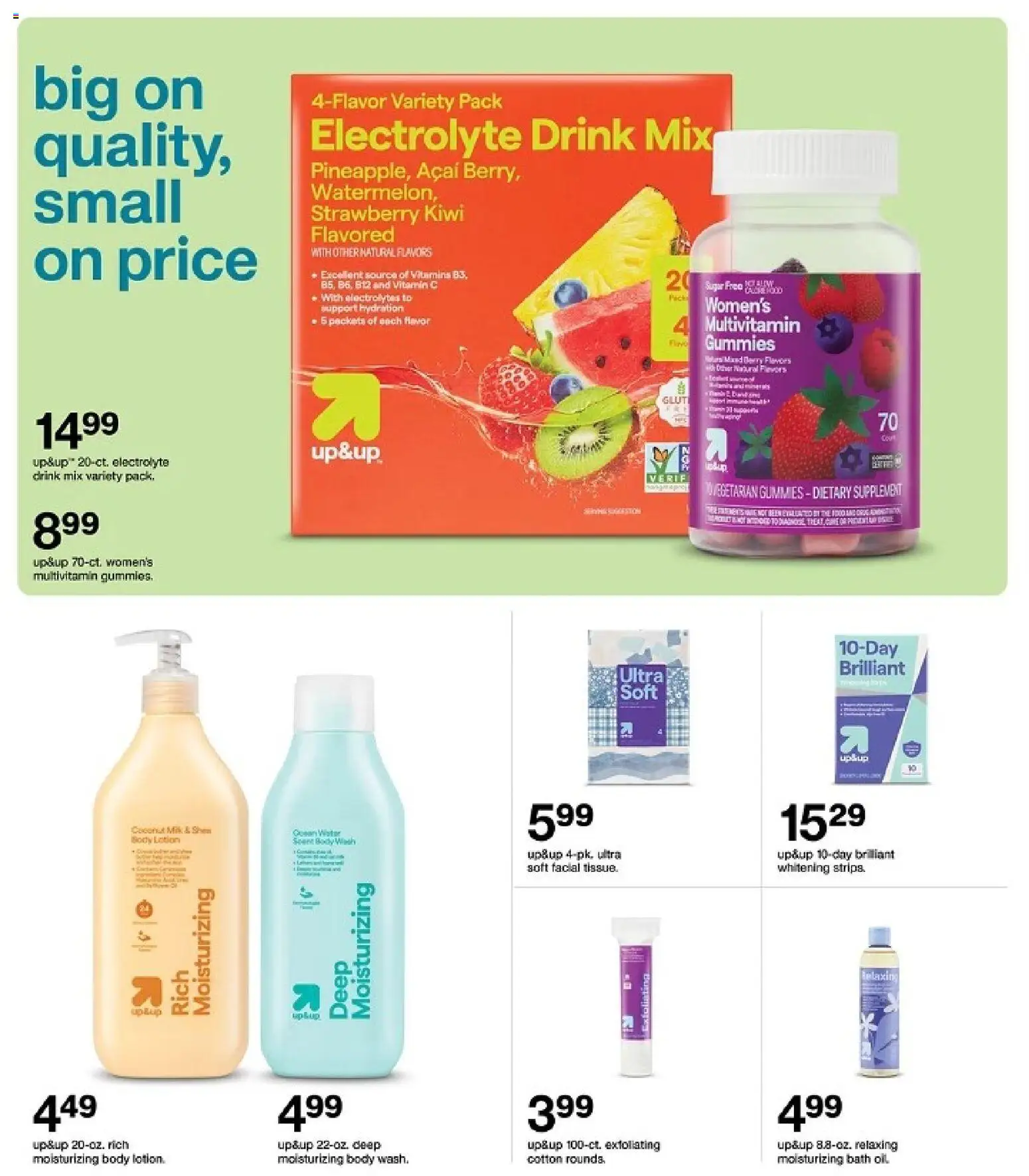 Target Weekly Ad - valid from 15.03.2026 | Page: 13 | Products: Multivitamin, Vitamin, Bath, Kiwi