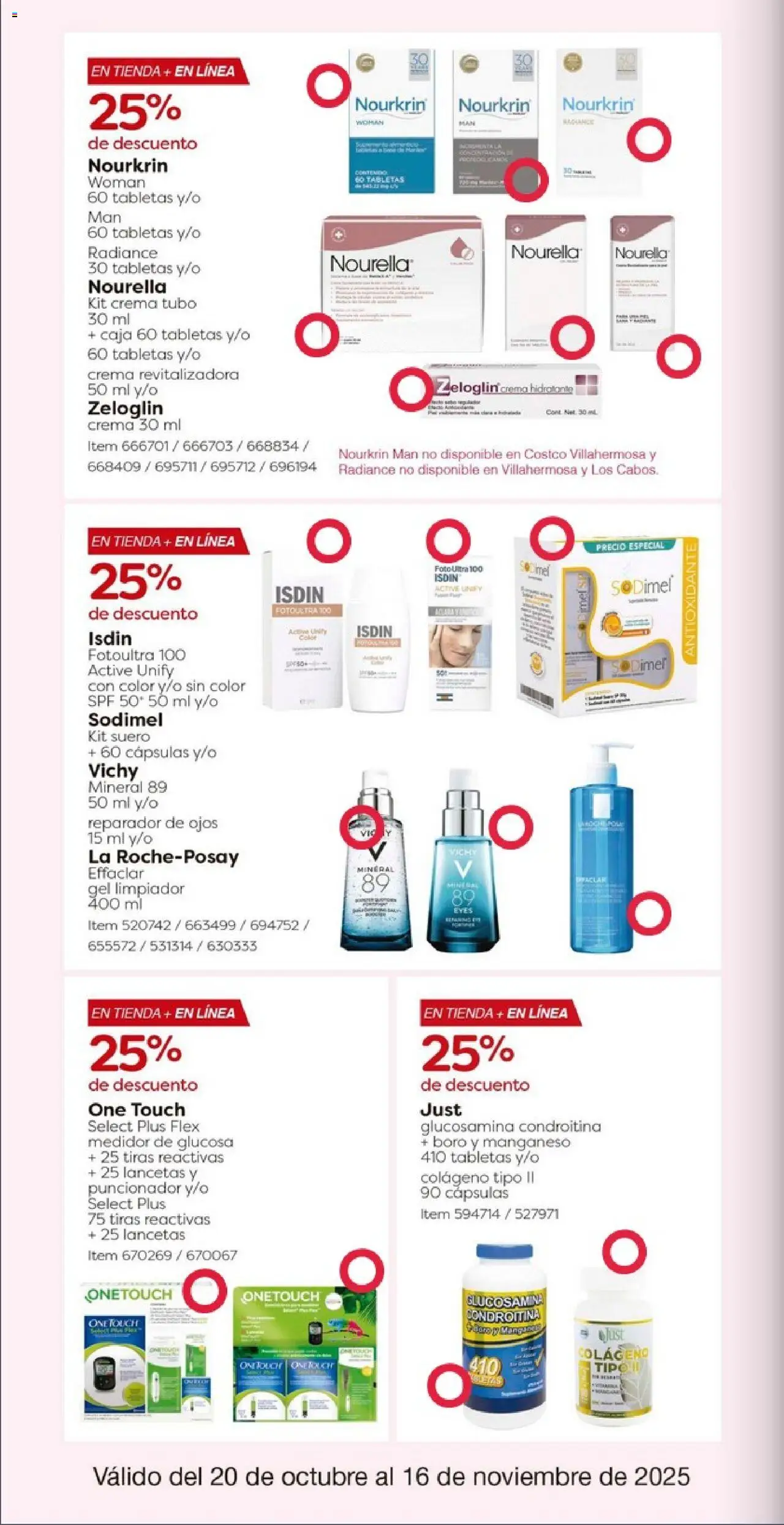 Nuevas ofertas de Costco válidas en toda la República Mexicana desde el 20.10.2025. ¡Encuentra las mejores ofertas en Costco catálogo! | Página: 32 | Productos: Crema, Limpiador, Caja