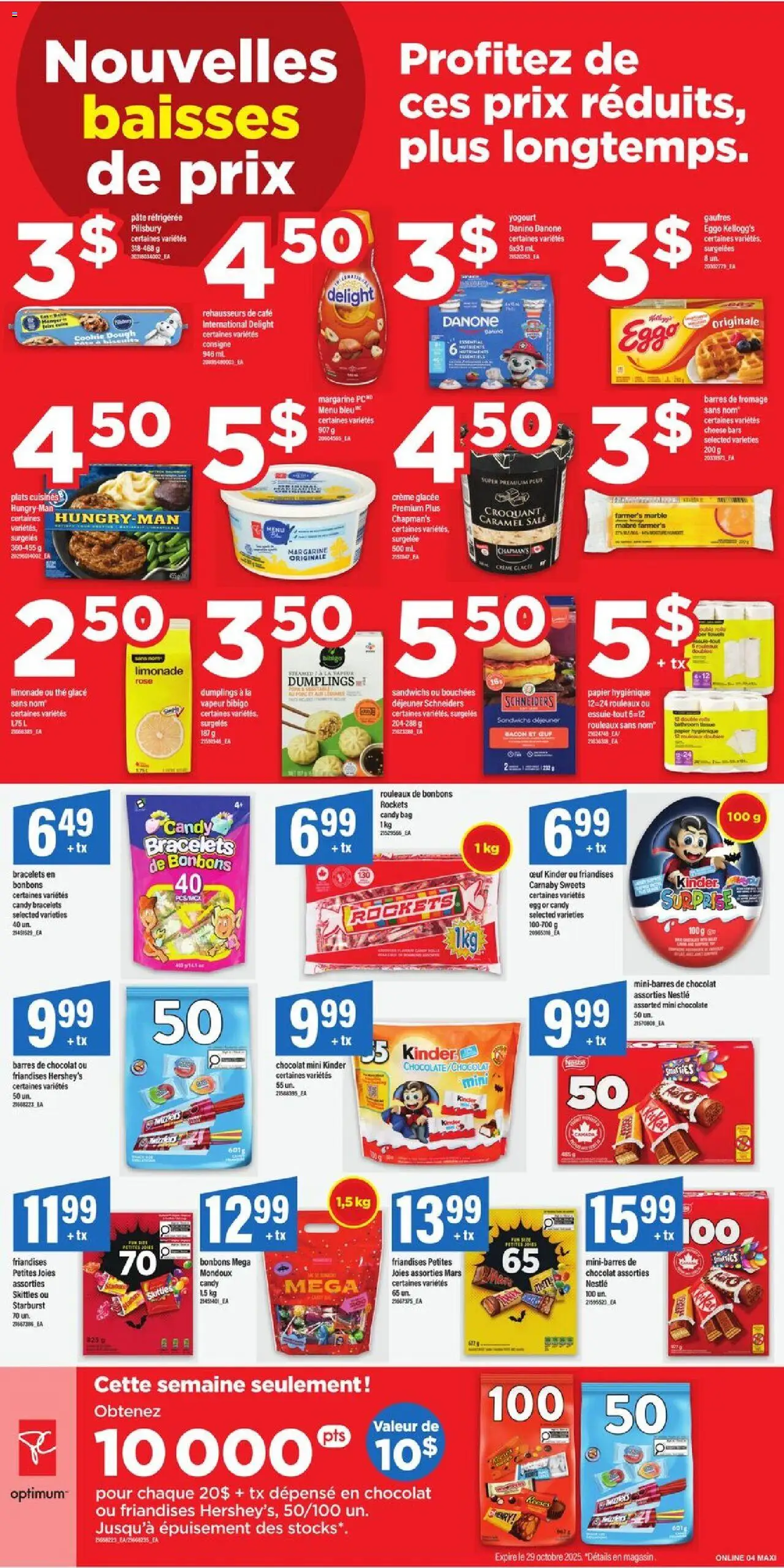 Maxi flyer valid from 23.10.2025 | Page: 9 | Products: PC, Bag, Cheese, Chocolate