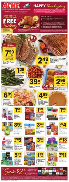 Preview of Acme weekly ads valid from 21.11.2025