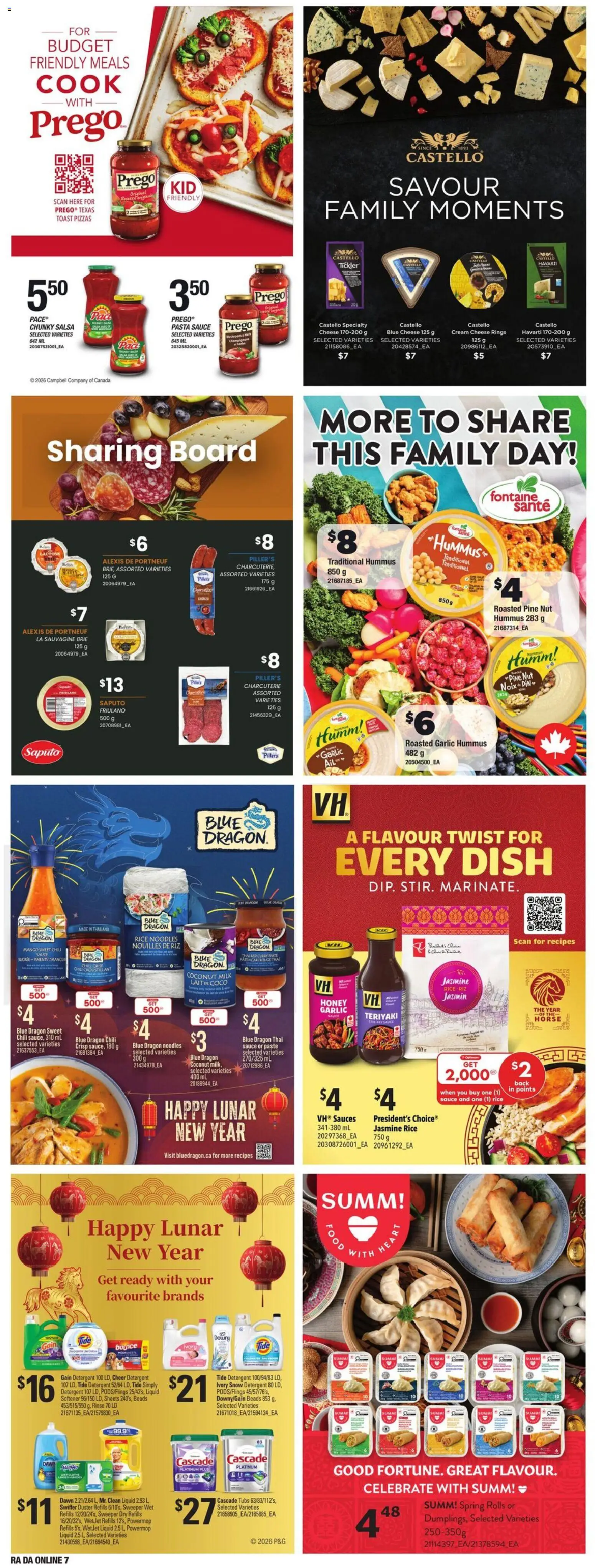 Atlantic Superstore flyer valid from 12.02.2026 | Page: 24 | Products: Noodles, Detergent, Milk, Cheese