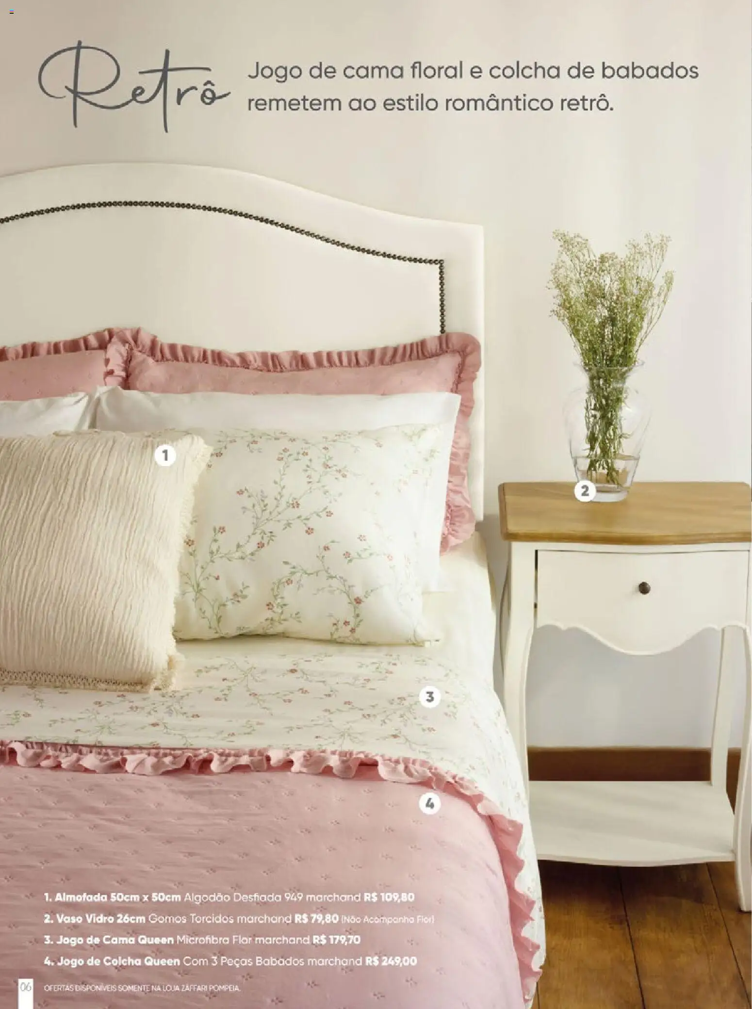 Zaffari Folheto - válido de 27.11.2025 | Página: 6 | Produtos: Colcha, Cama, Vaso, Algodão