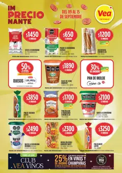Vea - Oferta imPRECIOnante - Córdoba │ válido desde el 09.09.2025 | Página: 6 | Productos: Molde, Leche, Pan, Pan rallado