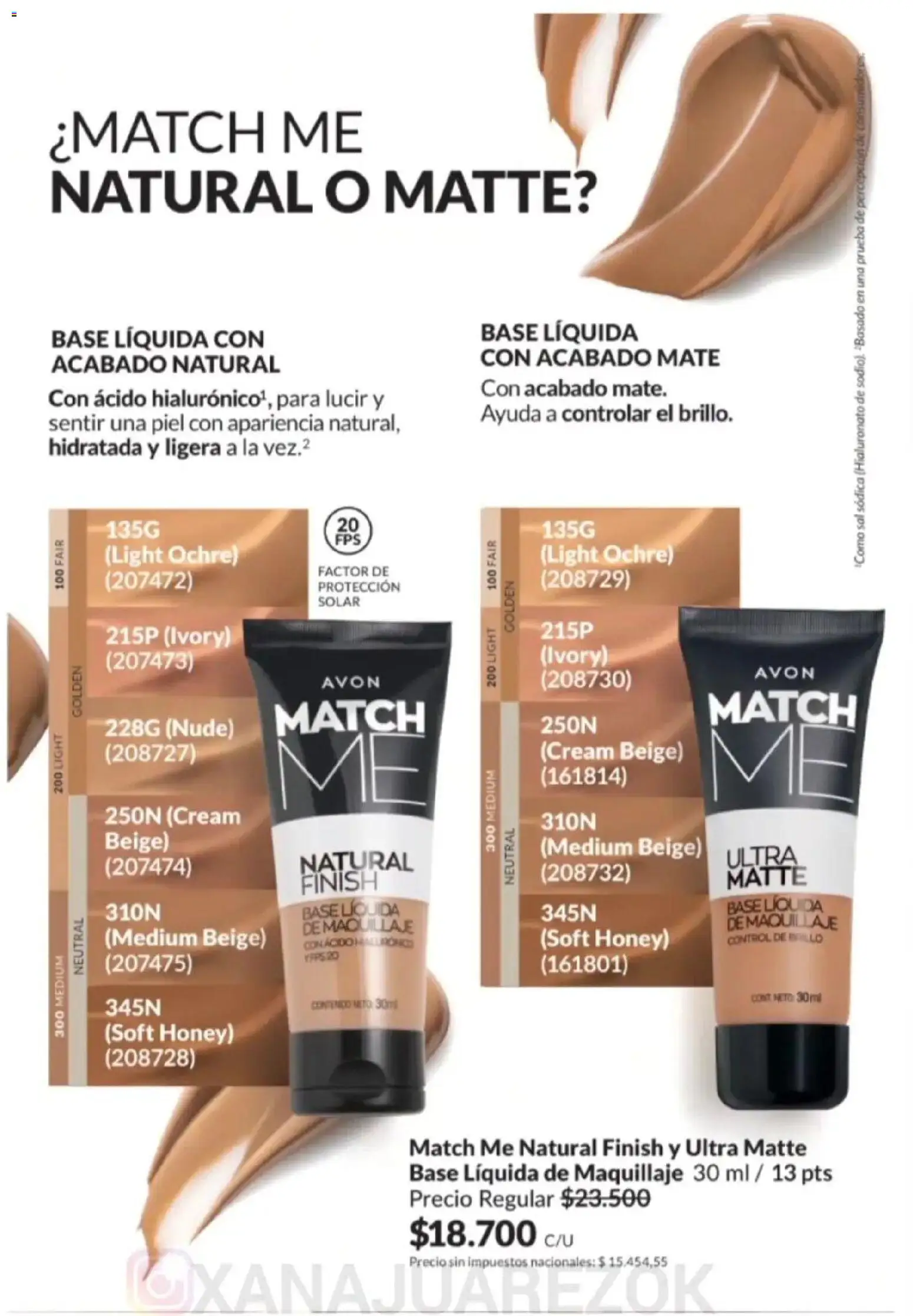 Avon - Campaña 3/2026 │ válido desde el 01.03.2026 | Página: 32 | Productos: Mate, Maquillaje, Sal, Brillo