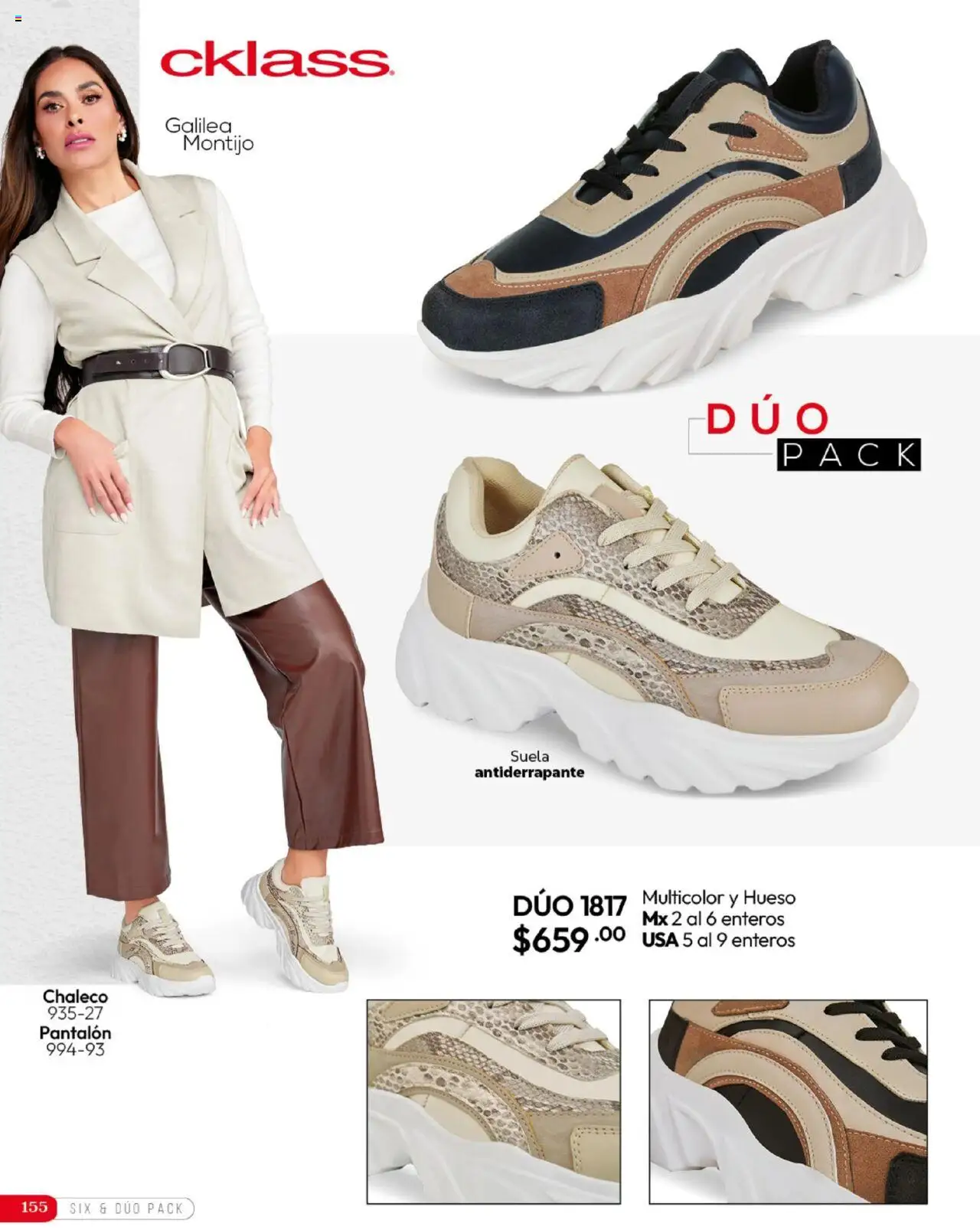 Nuevas ofertas de Cklass válidas en toda la República Mexicana desde el 16.09.2025. ¡Encuentra las mejores ofertas en Cklass - Catálogo Invierno Calzado! | Página: 156 | Productos: Chaleco