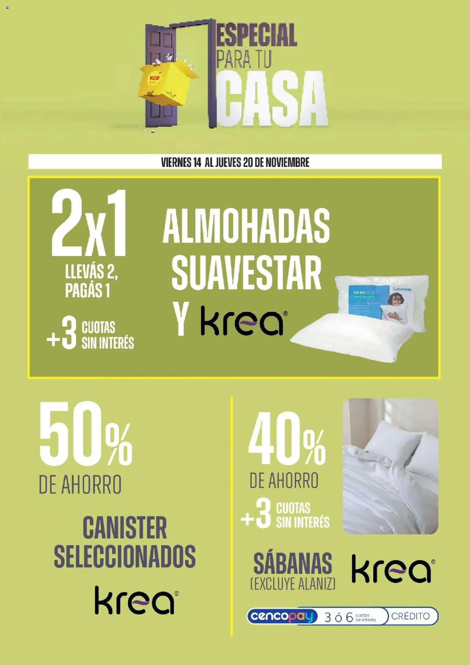 Vea - Ofertas especial para tu casa │ válido desde el 14.11.2025 | Página: 10 | Productos: Sabanas