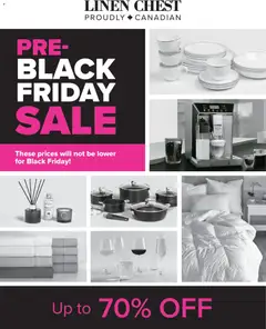 Preview of Linen Chest Black Friday Flyer from shop Linen Chest valid from 11.11.2025