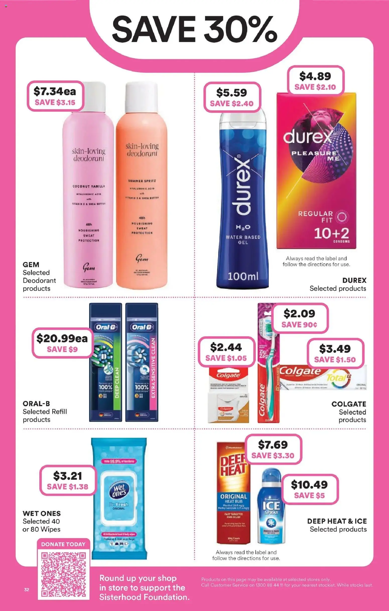 Priceline Pharmacy catalogue - valid from 25.12.2025 | Page: 32 | Products: Butter, Water, Vitamin, Pain relief
