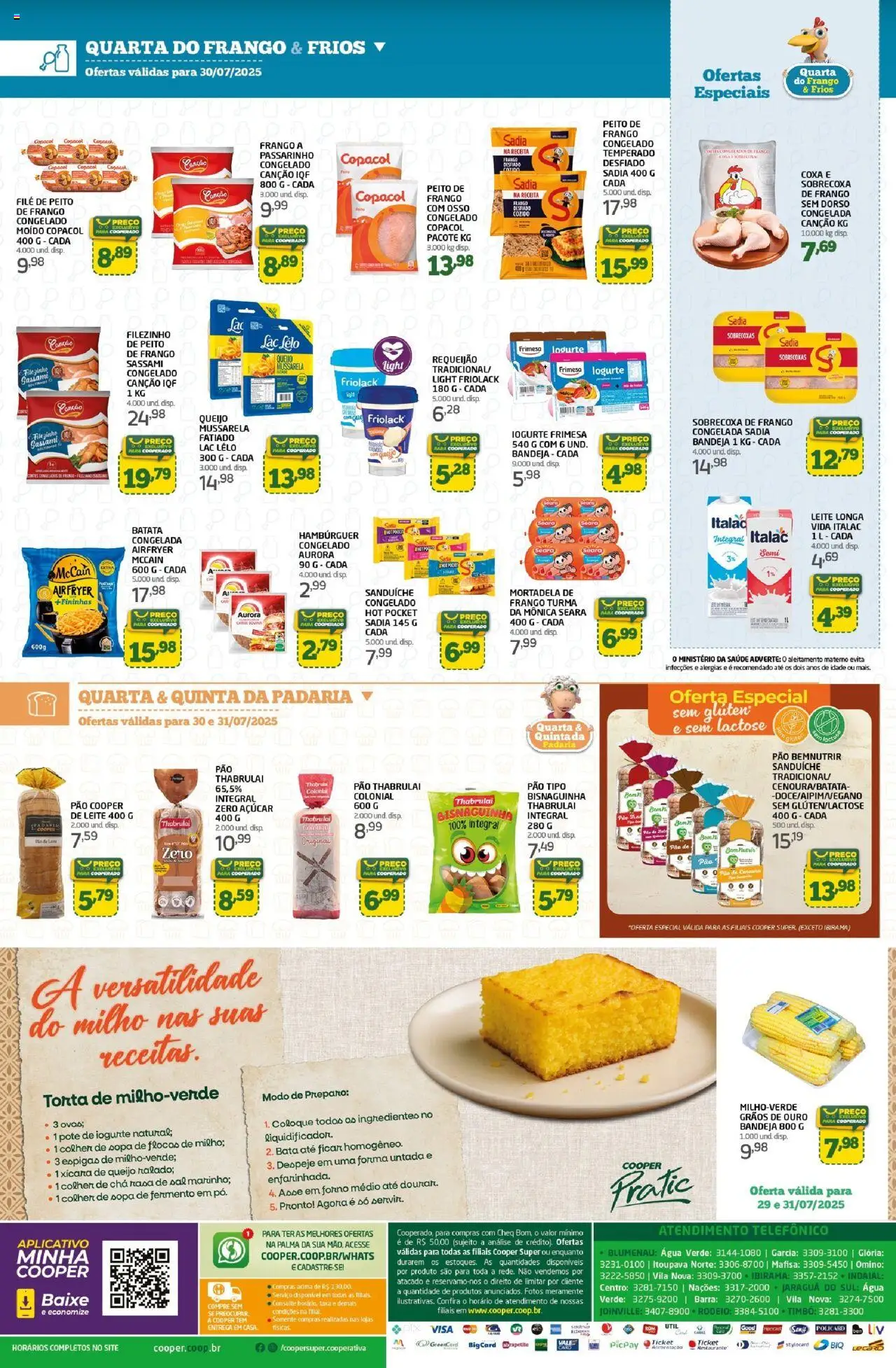 Cooper Folheto - válido de 28.07.2025 | Página: 2 | Produtos: Forno, Pão, Sal, Frango