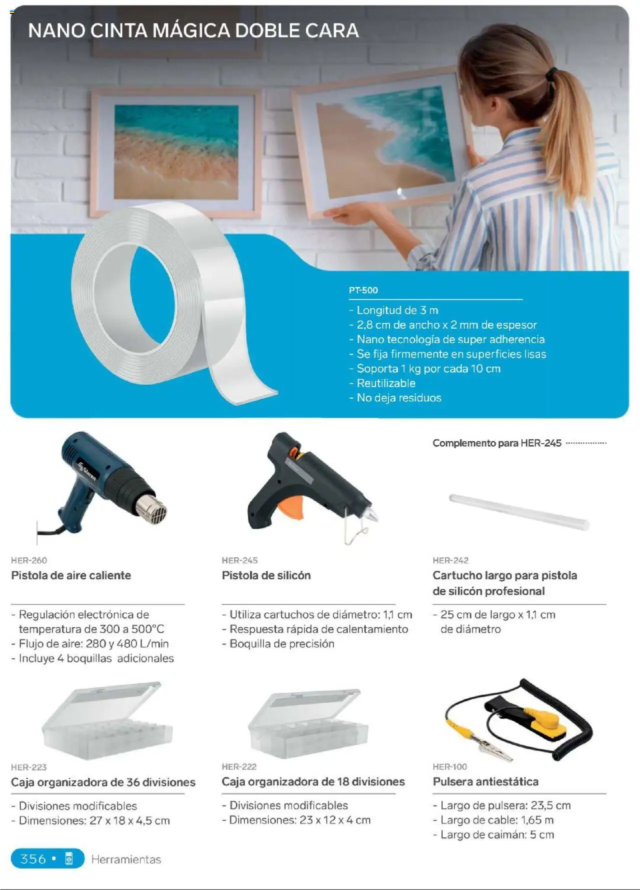 Nuevas ofertas de Steren válidas en toda la República Mexicana desde el 01.01.2025. ¡Encuentra las mejores ofertas en Steren catálogo! | Página: 374 | Productos: Cable, Cinta, Pulsera, Caja