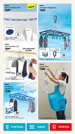 Vista previa de Betterware campaña 2 2026, nuevo folleto de la tienda, válido en México a partir del 02.02.2026 | Página: 100 | Productos: Ropa, Tendedero