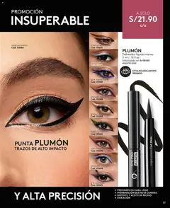 Vista previa de folleto Ésika - Campaña 4 de la Ésika válido desde 31.01.2026 | Página: 27 | Productos: Delineador, Aceite