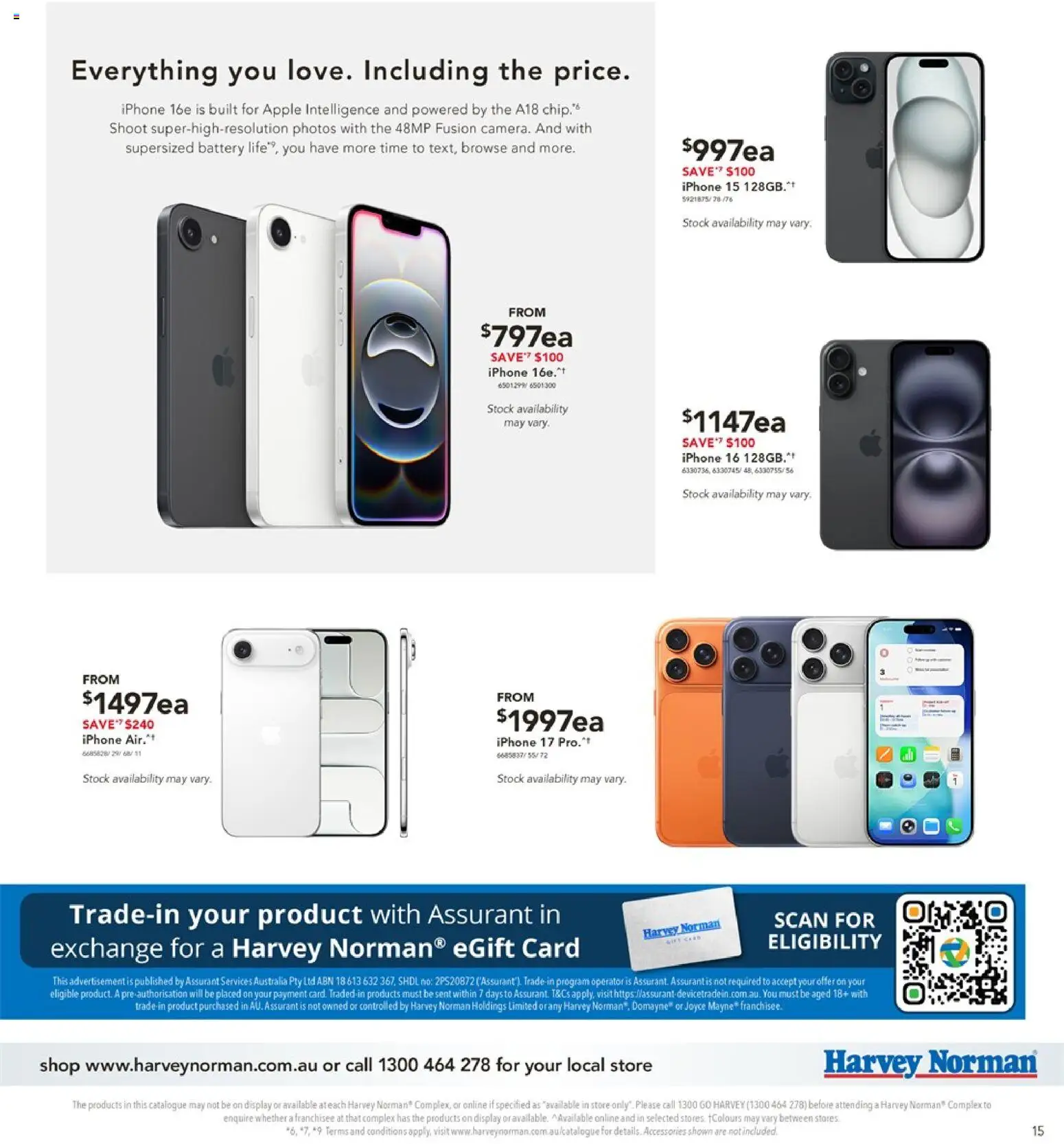 Harvey Norman catalogue - valid from 14.01.2026 | Page: 15 | Products: Battery, Accessories, Iphone