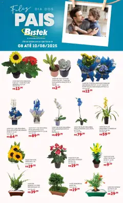 Bistek Supermercados - Ofertas Flores - Pré-Visualização do folheto da loja Bistek Supermercados, válido de 08.08.2025