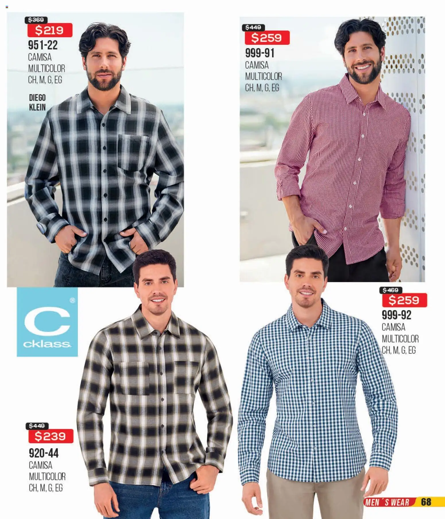 Nuevas ofertas de Cklass válidas en toda la República Mexicana desde el 18.03.2026. ¡Encuentra las mejores ofertas en Cklass catálogo Liquidación total calzado! | Página: 314 | Productos: Camisa
