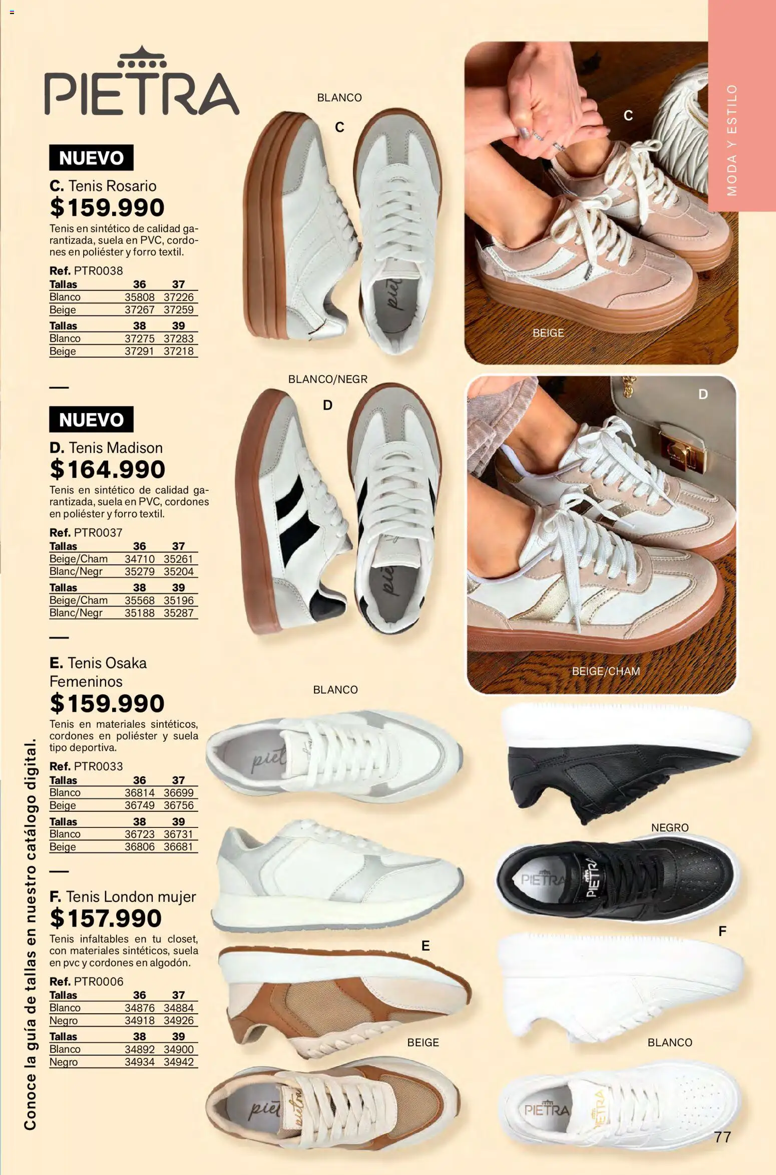 Leonisa revista - valida desde el 05.02.2026 | Página: 77 | Productos: Rosario, Tenis, Cordones