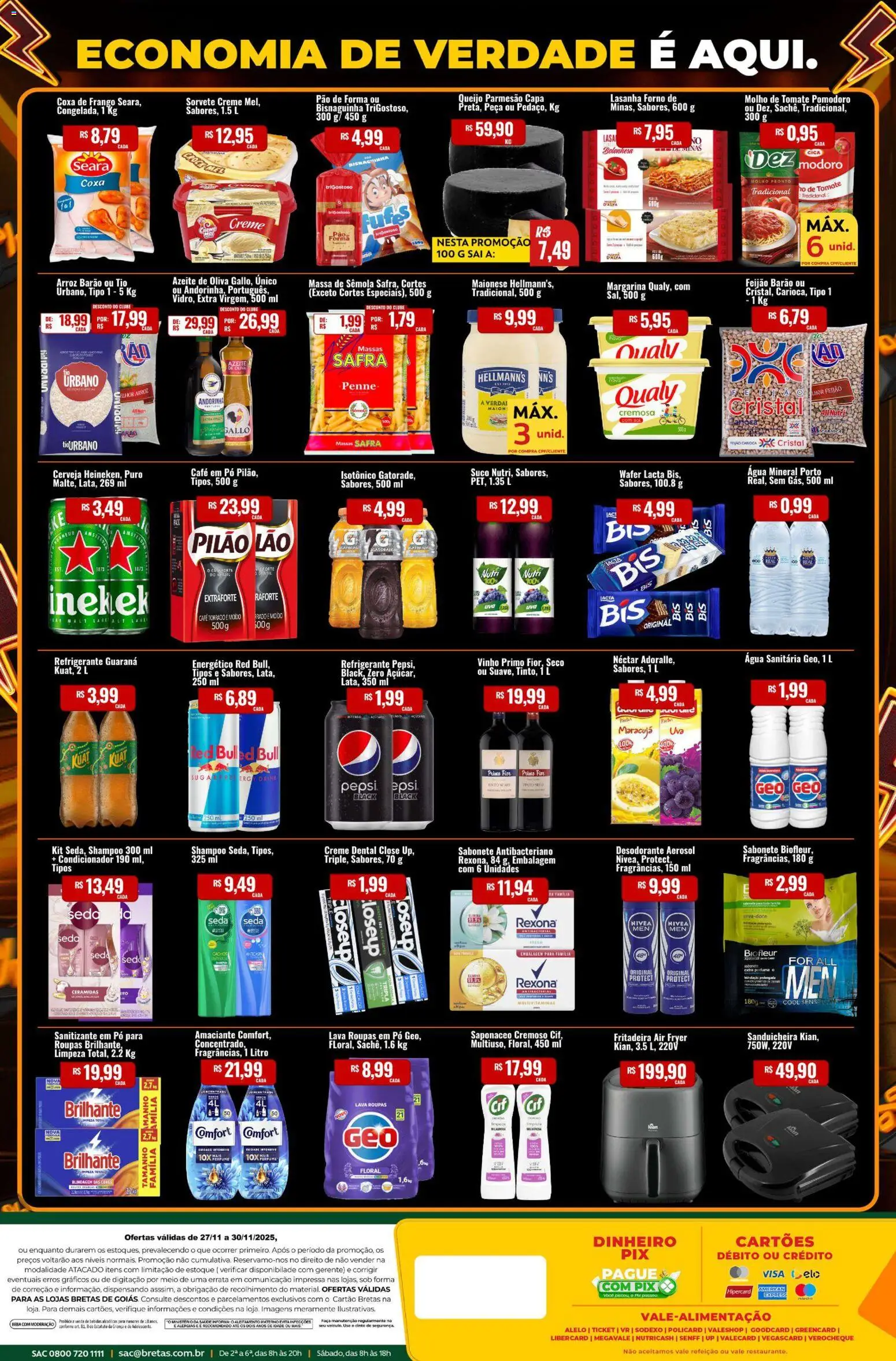 Bretas Folheto - válido de 27.11.2025 | Página: 4 | Produtos: Coxa de frango, Roupas, Frango, Margarina