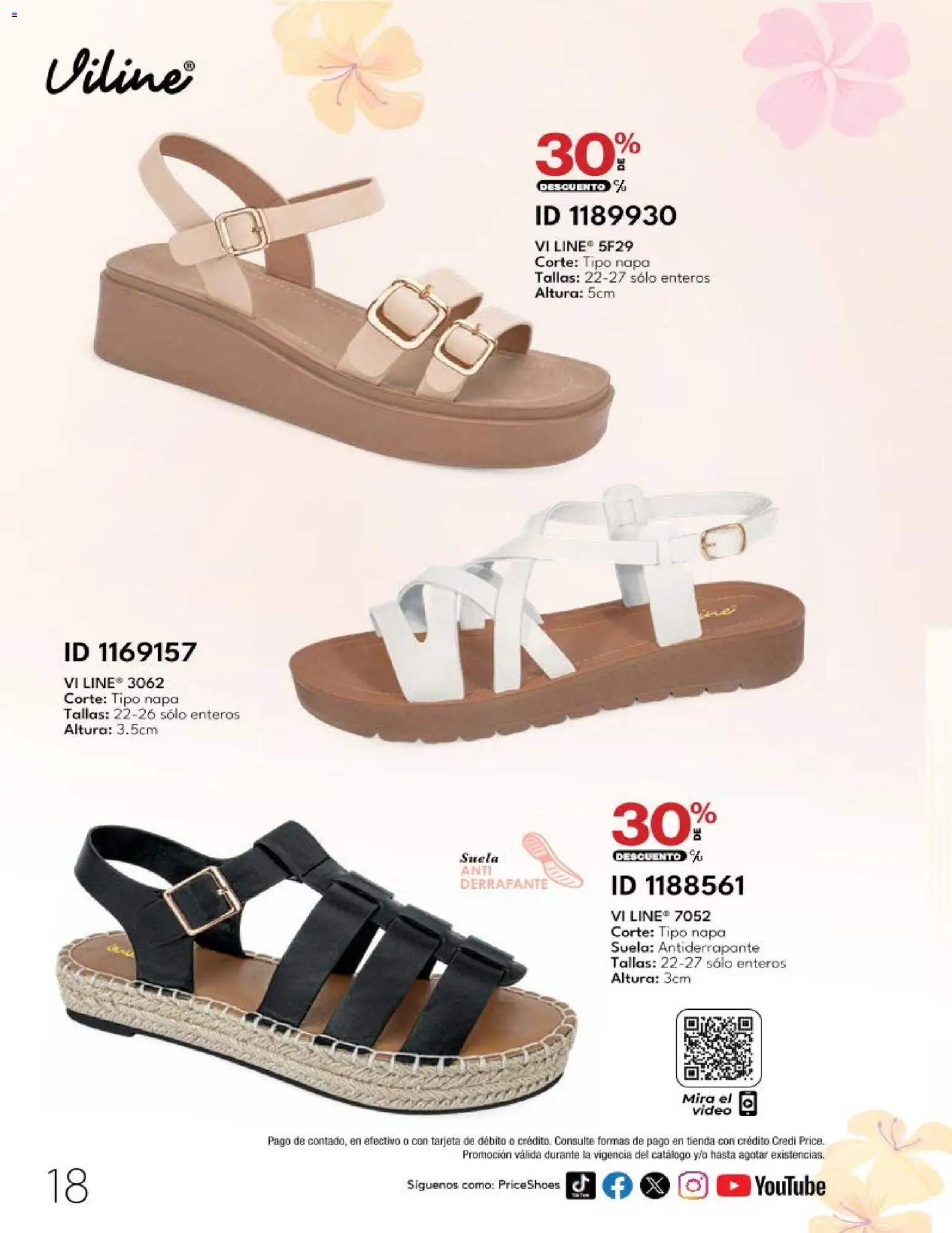 Nuevas ofertas de Price Shoes válidas en toda la República Mexicana desde el 20.03.2026. ¡Encuentra las mejores ofertas en Price Shoes catálogo 10 Pagos Sin Intereses! | Página: 18 | Productos: Video