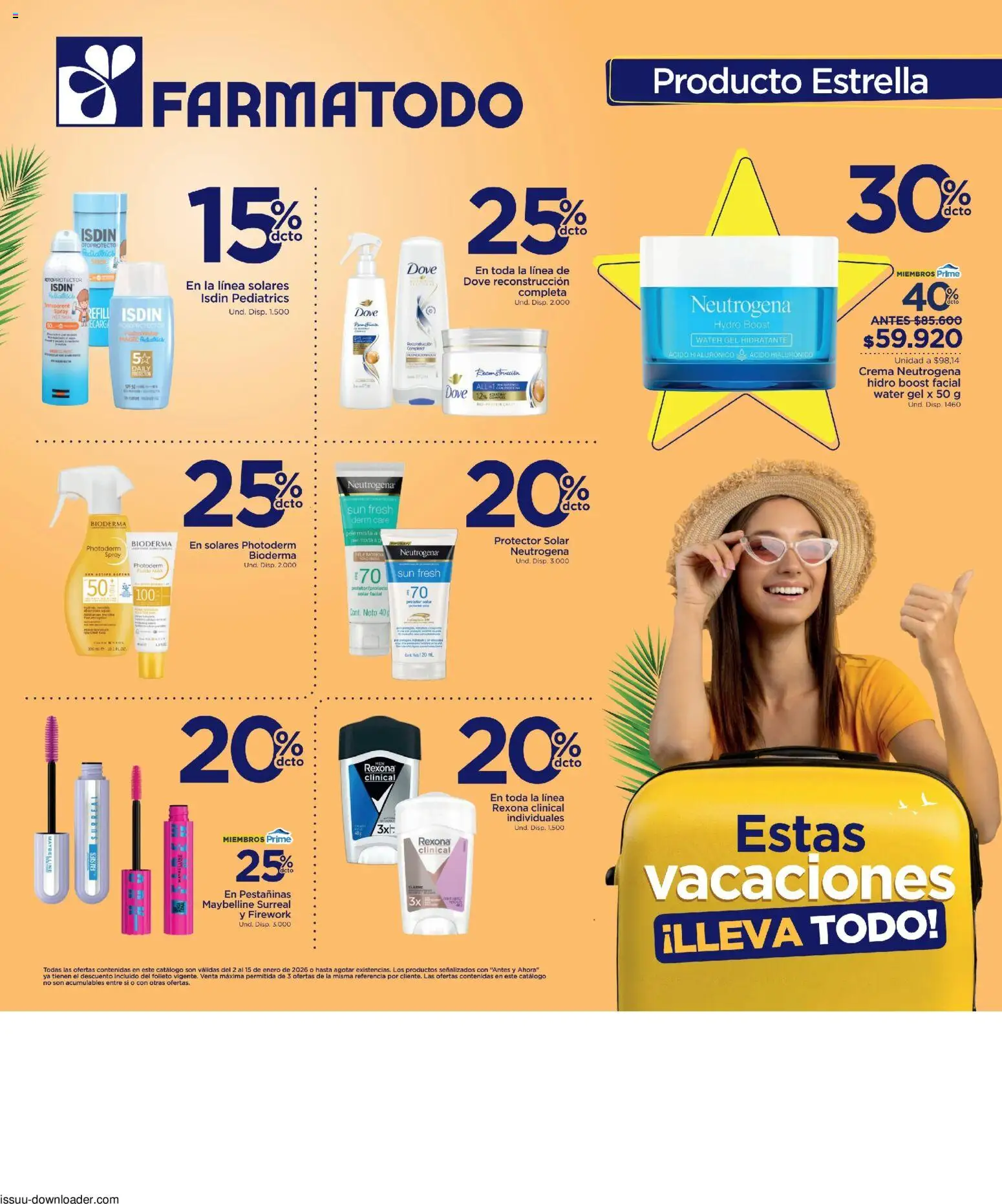 FarmaTodo revista - valida desde el 02.01.2026 | Página: 1 | Productos: Crema, Protector solar