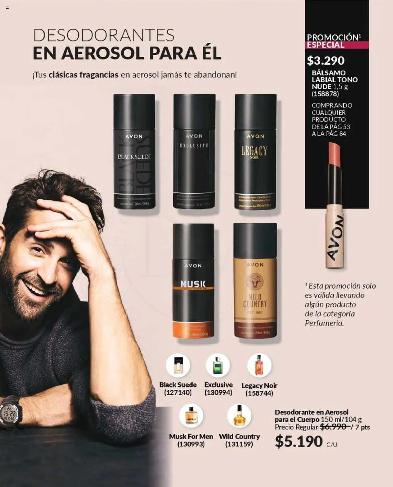 Catálogo Avon Campaña 10 │ válido desde el 03.06.2025 | Página: 76 | Productos: Bálsamo, Desodorante, Labial, Té