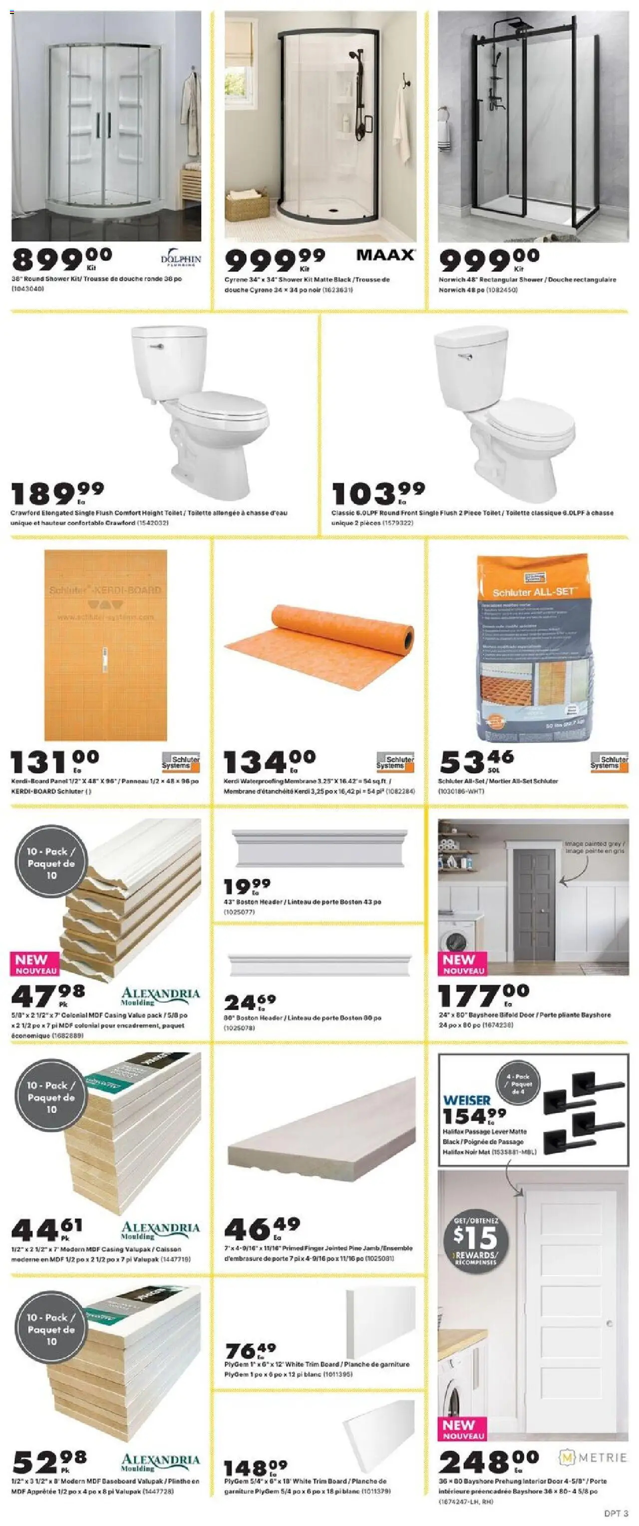 Kent flyer valid from 01.10.2025 | Page: 3 | Products: Toilette, Shower