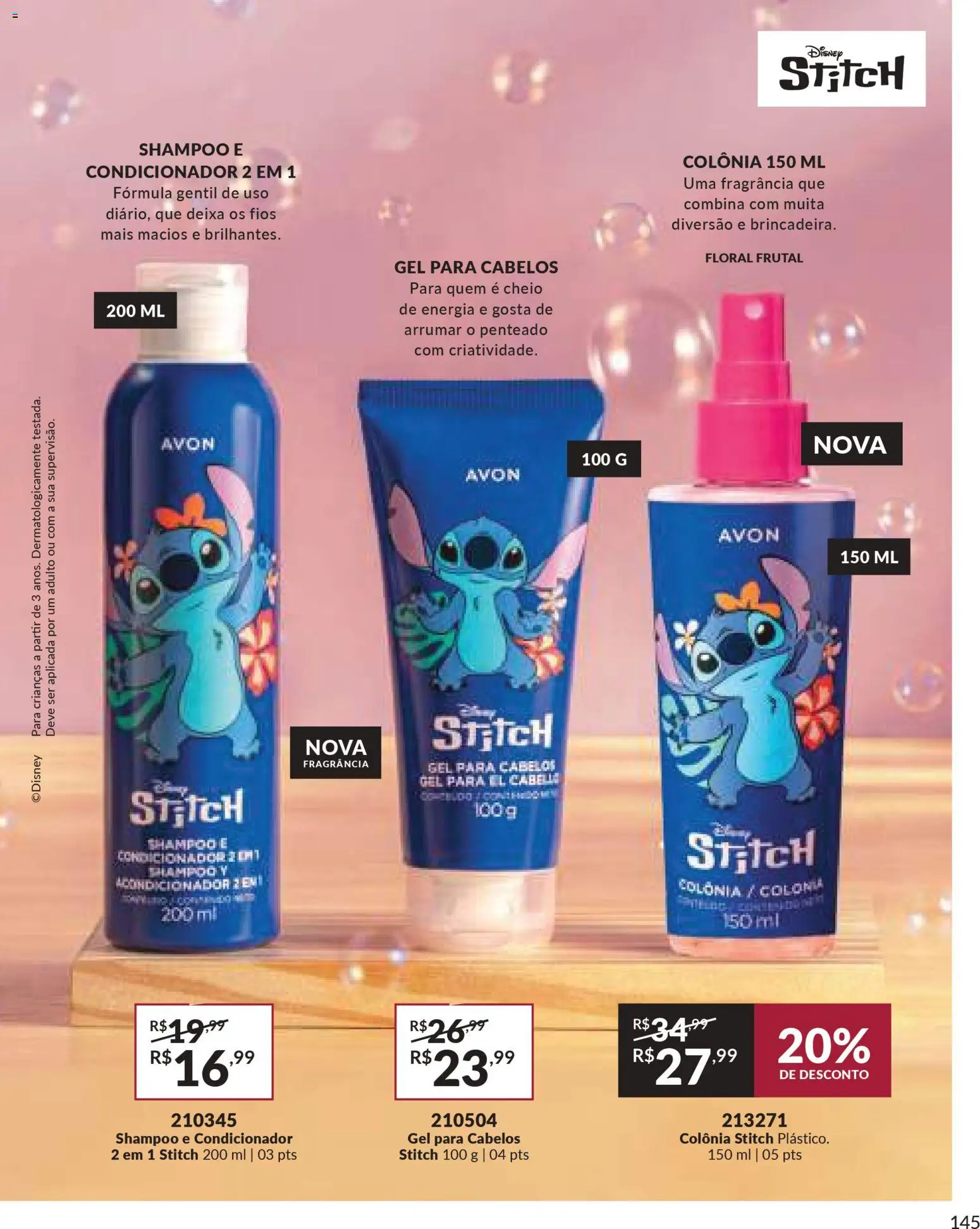 Avon Folheto - válido de 29.10.2025 | Página: 145 | Produtos: Shampoo, Fragrância, Condicionador