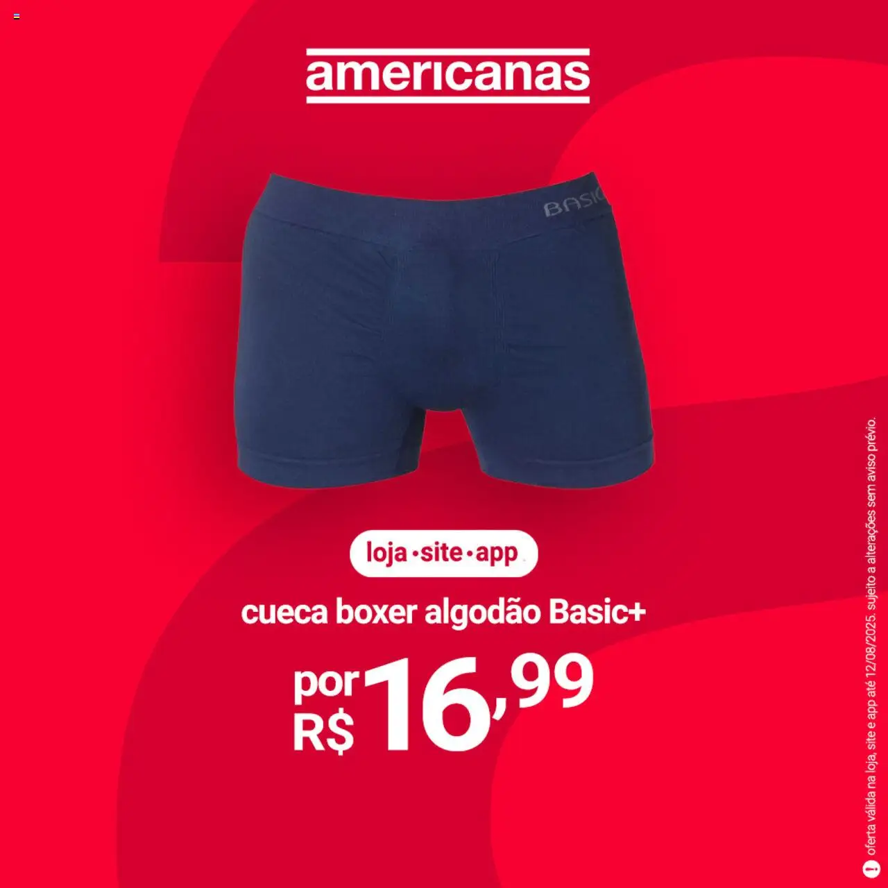 Lojas Americanas Folheto - válido de 12.08.2025 | Página: 4 | Produtos: Algodão