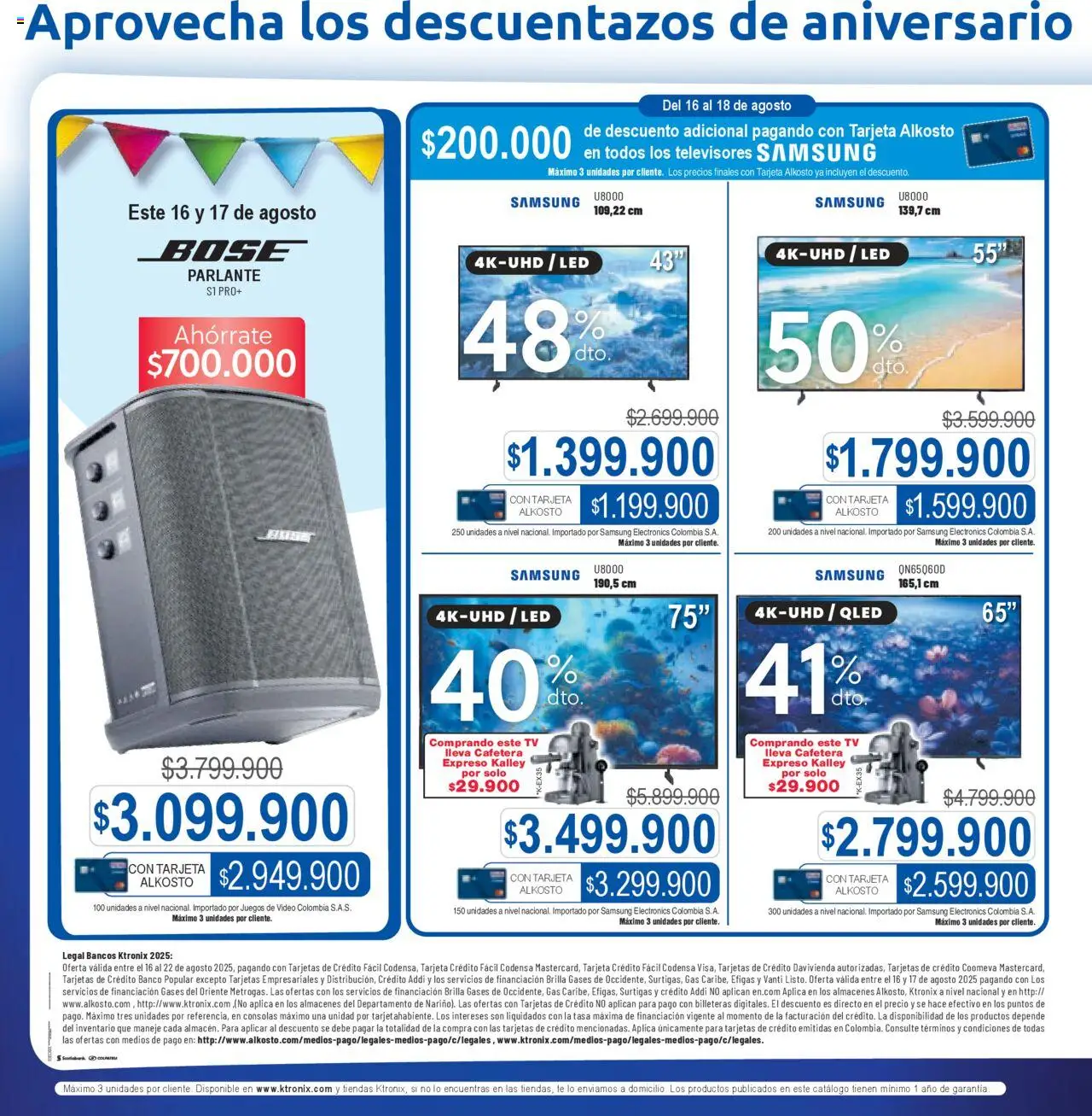 Ktronix revista - valida desde el 16.08.2025 | Página: 2 | Productos: Video, Banco, Cafetera, Parlante