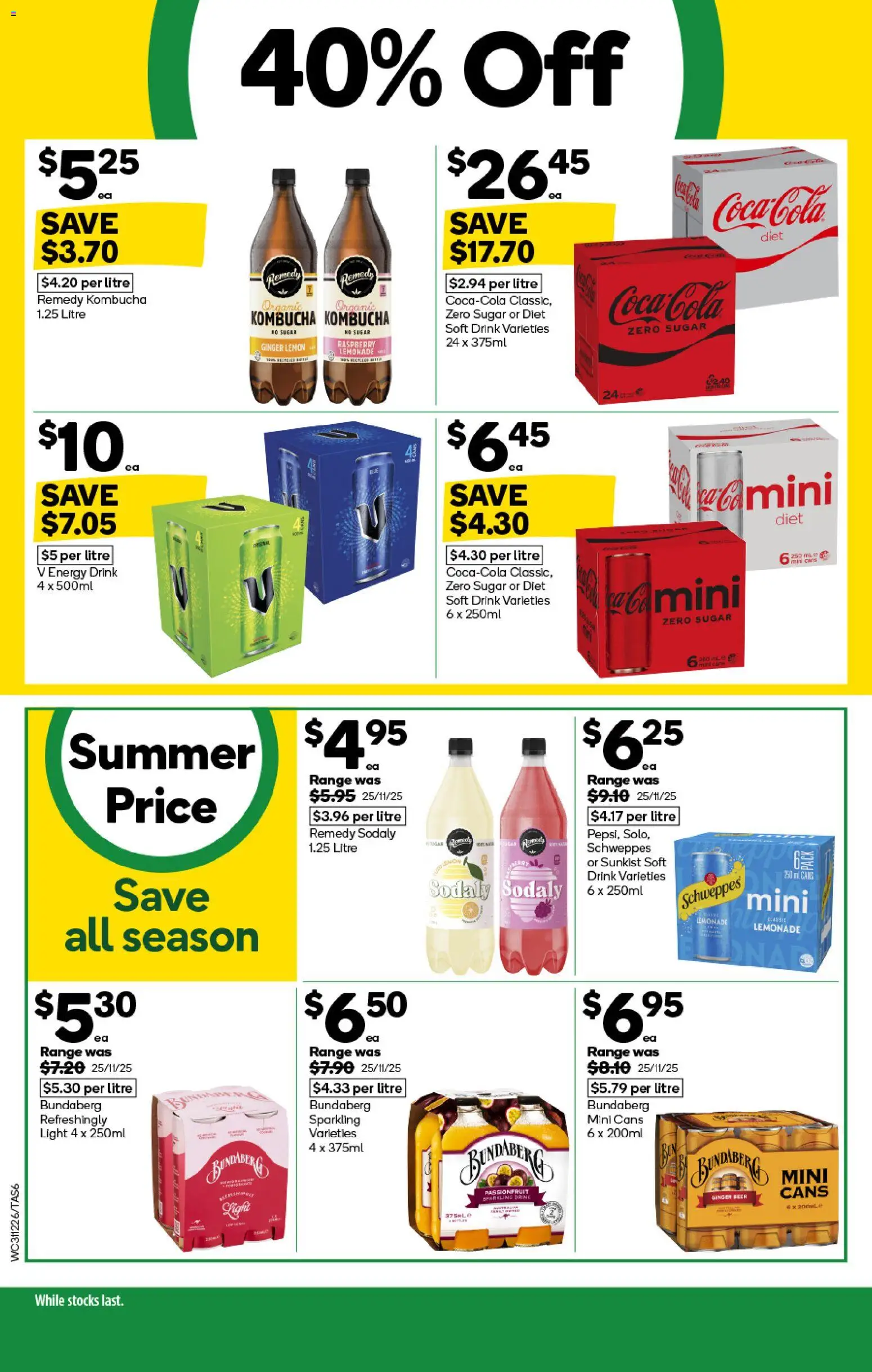 Woolworths catalogue - valid from 31.12.2025 | Page: 6 | Products: Light, Energy drink, Passionfruit, Sugar