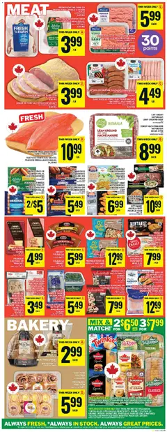 Preview of Food Basics - Kanata from shop Food Basics valid from 15.01.2026 | Page: 8 | Products: Turkey, Oven, Bakery, Pork