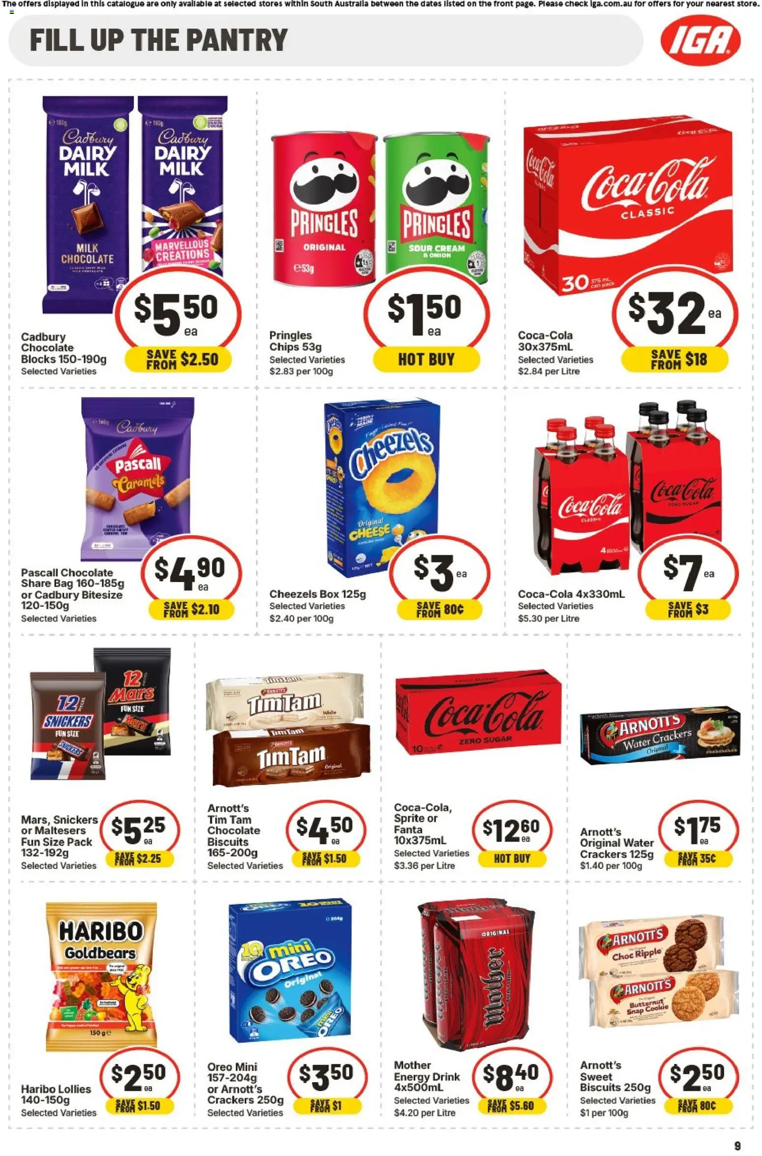 IGA catalogue - valid from 08.04.2026 | Page: 9 | Products: Chicken, Pork, Beef