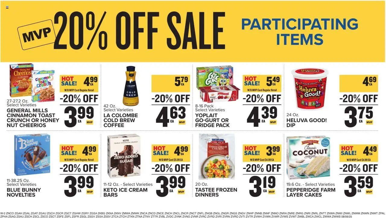 Food Lion Weekly - VA - valid from 06.08.2025 | Page: 10 | Products: Cheese, Coffee, Ice cream, Onion