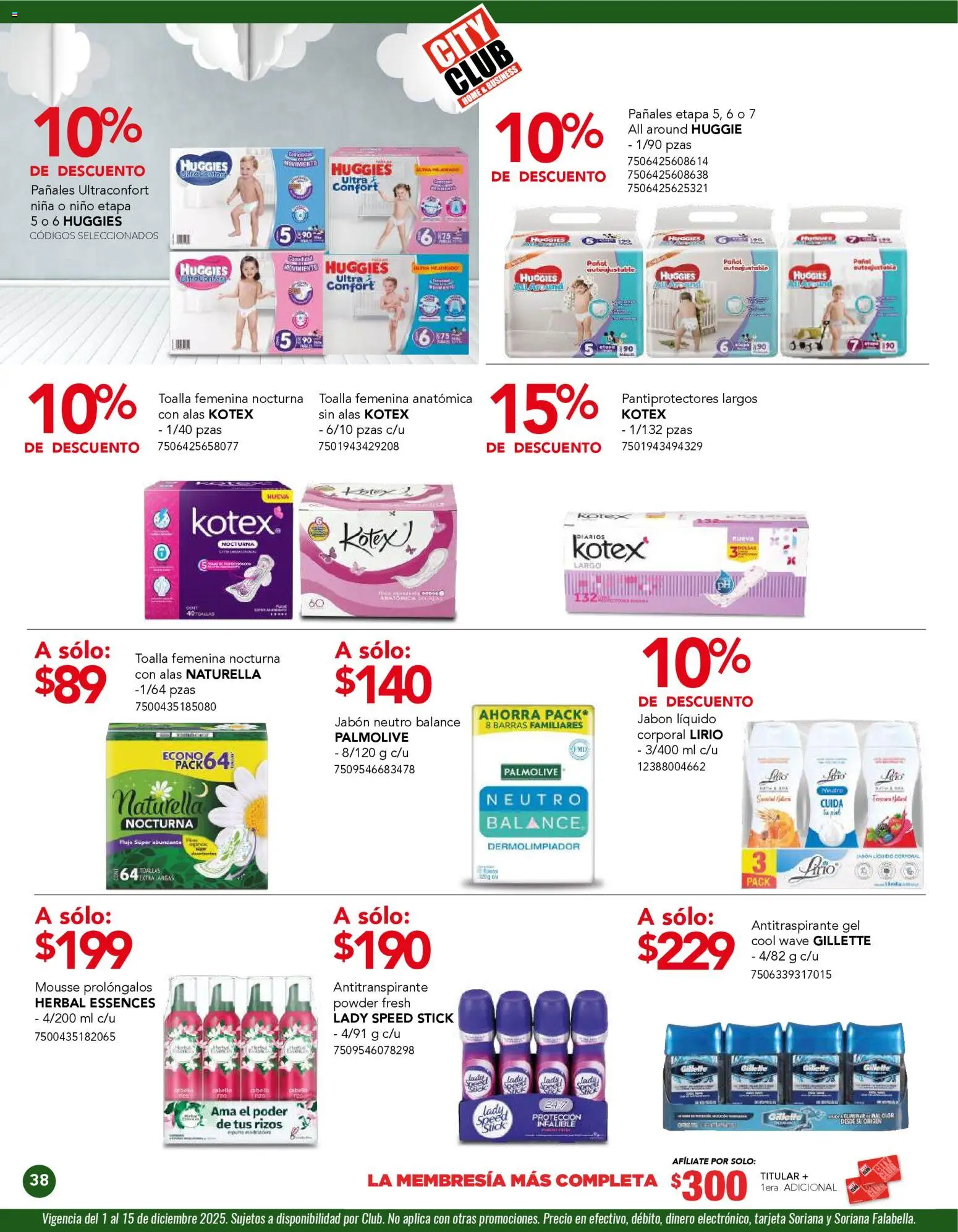 Nuevas ofertas de City Club válidas en toda la República Mexicana desde el 01.12.2025. ¡Encuentra las mejores ofertas en City Club catálogo! | Página: 38