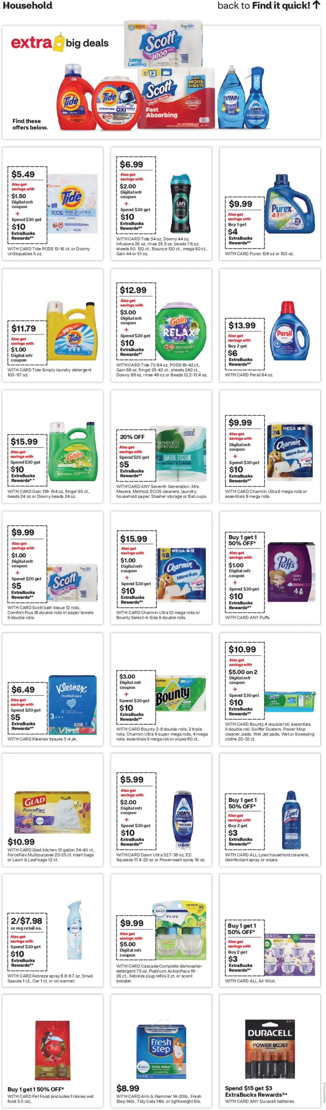 CVS Pharmacy Weekly Ad - valid from 19.10.2025 | Page: 19 | Products: Bath, Hammer, Oil, Detergent