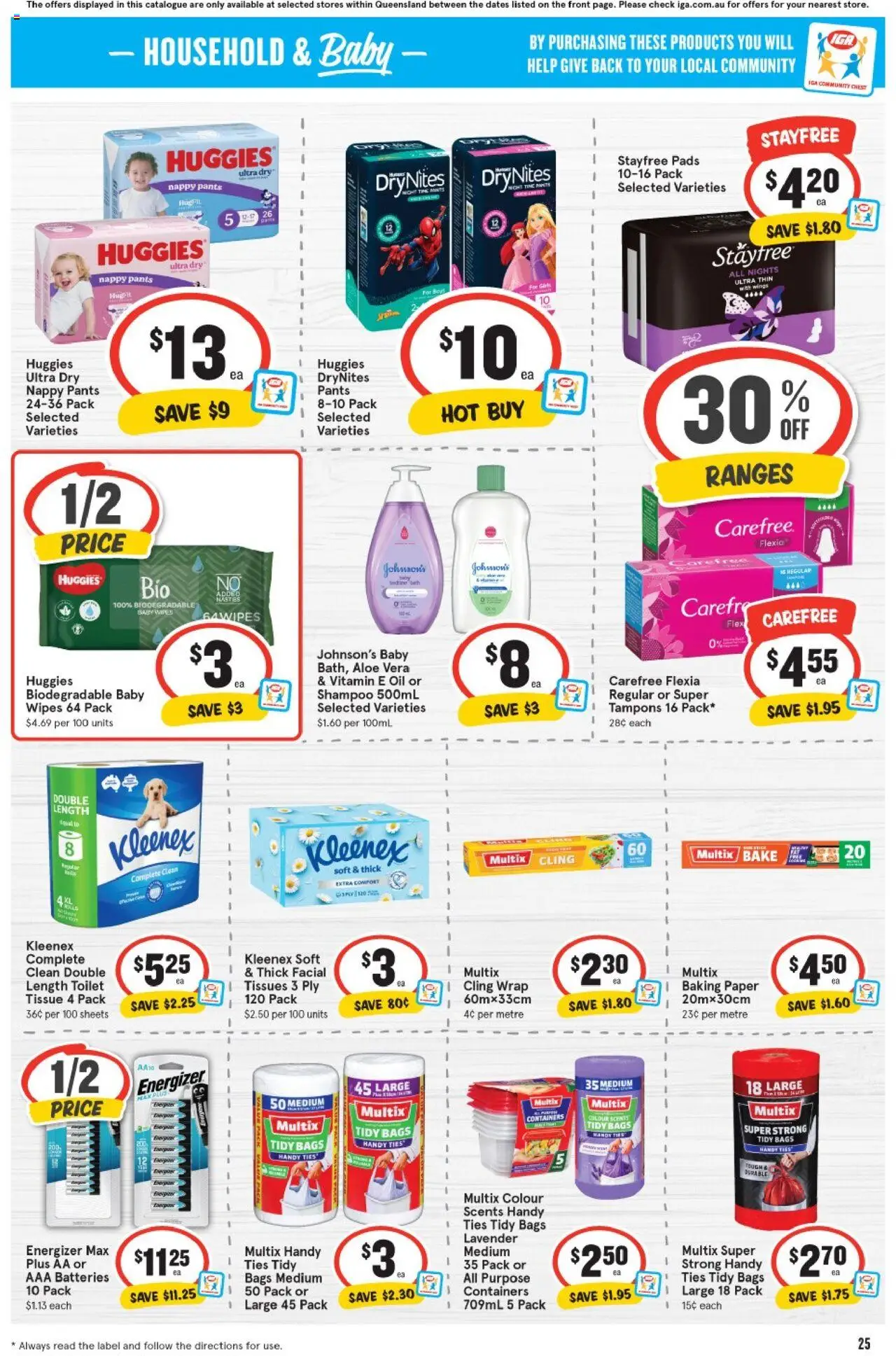 IGA catalogue - valid from 13.08.2025 | Page: 26 | Products: Toilet, Household, Shampoo, Tissues