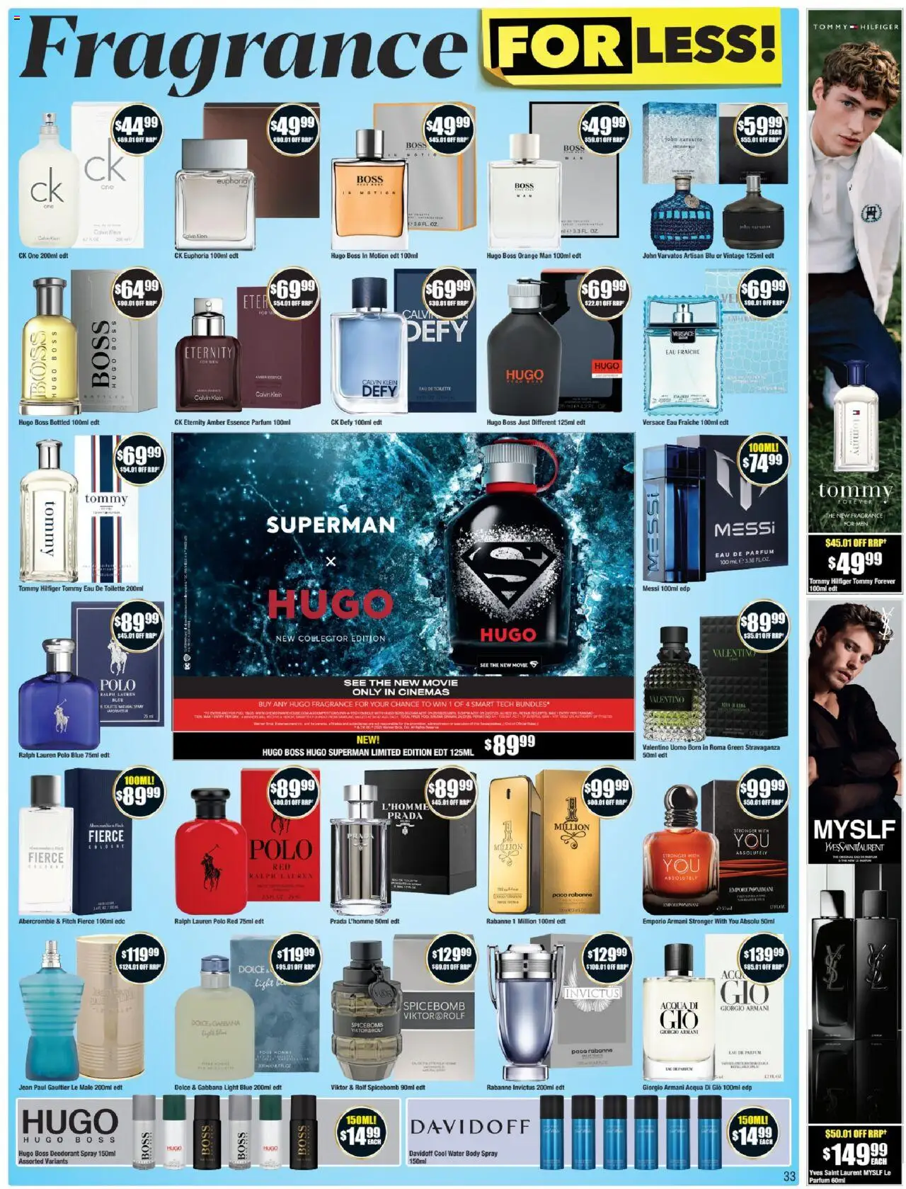 Chemist Warehouse catalogue - valid from 26.06.2025 | Page: 33 | Products: Fragrance, Eau de toilette, Light, Deodorant