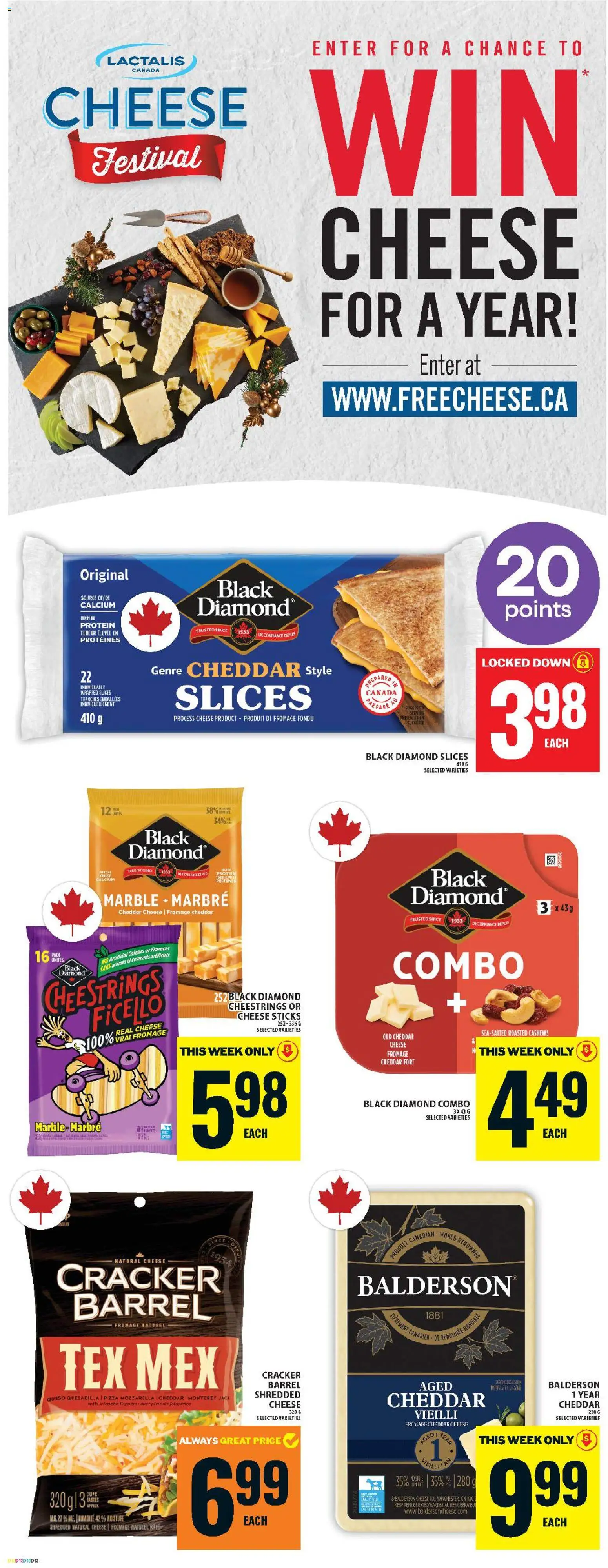 Food Basics flyer valid from 20.11.2025 | Page: 17 | Products: Cheese, Pizza