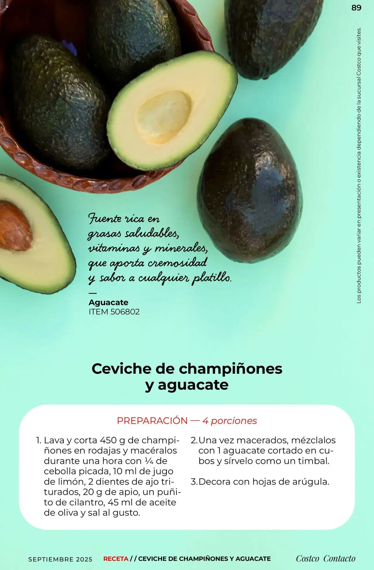 Nuevas ofertas de Costco válidas en toda la República Mexicana desde el 10.09.2025. ¡Encuentra las mejores ofertas en Costco - Catálogo Septiembre! | Página: 89 | Productos: Cebolla, Sal, Jugo, Vitaminas