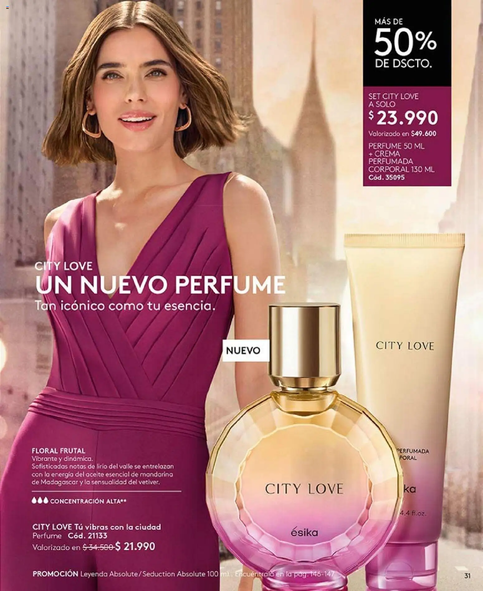 Catálogo Ésika Campaña 1 │ válido desde el 01.01.2026 | Página: 31 | Productos: Perfume, Aceite, Crema