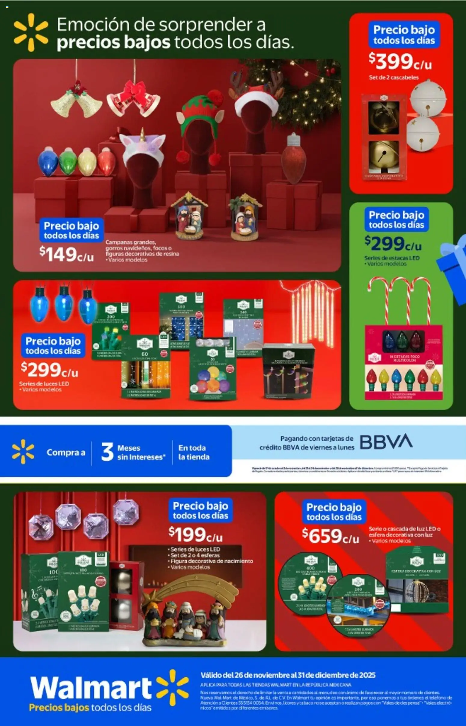 Nuevas ofertas de Walmart válidas en toda la República Mexicana desde el 26.11.2025. ¡Encuentra las mejores ofertas en Walmart folleto! | Página: 22