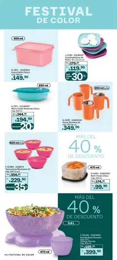 Vista previa de Tupperware catálogo, nuevo folleto de la tienda, válido en México a partir del 29.12.2025 | Página: 41