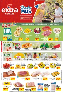 Extra - Ofertas de Mercado Terça e Quinta - Pré-Visualização do folheto da loja Extra, válido de 22.07.2025