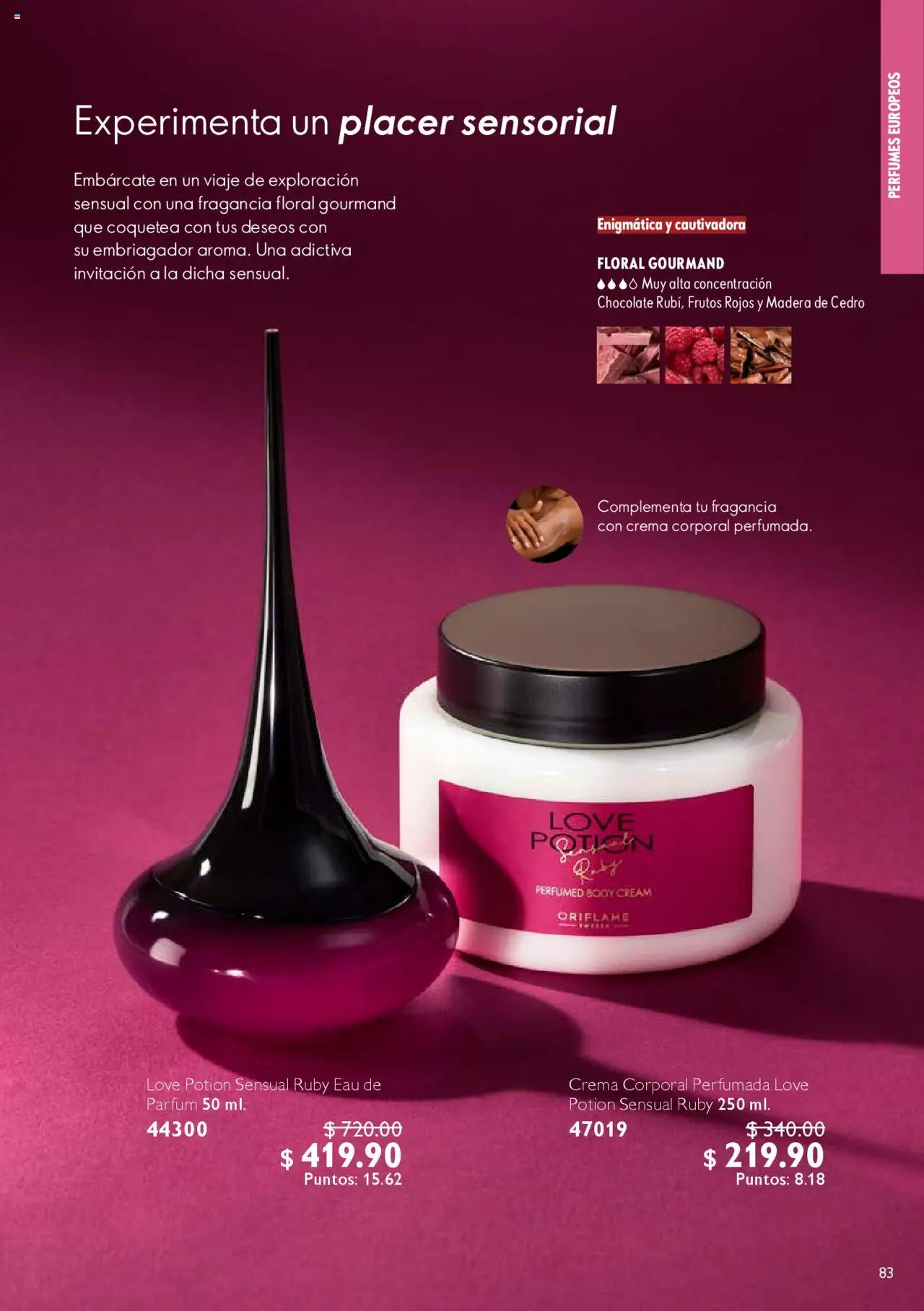 Nuevas ofertas de Oriflame válidas en toda la República Mexicana desde el 04.10.2025. ¡Encuentra las mejores ofertas en Oriflame - Campaña 14 2025! | Página: 83 | Productos: Crema, Chocolate, Fragancia, Crema corporal