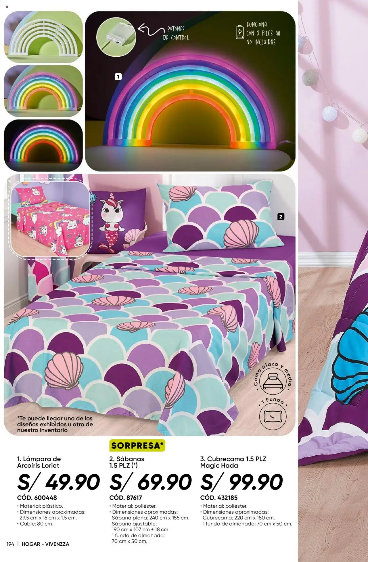 Catálogo Azzorti válido desde 28.07.2025 | Página: 196 | Productos: Almohada, Lámpara, Cable