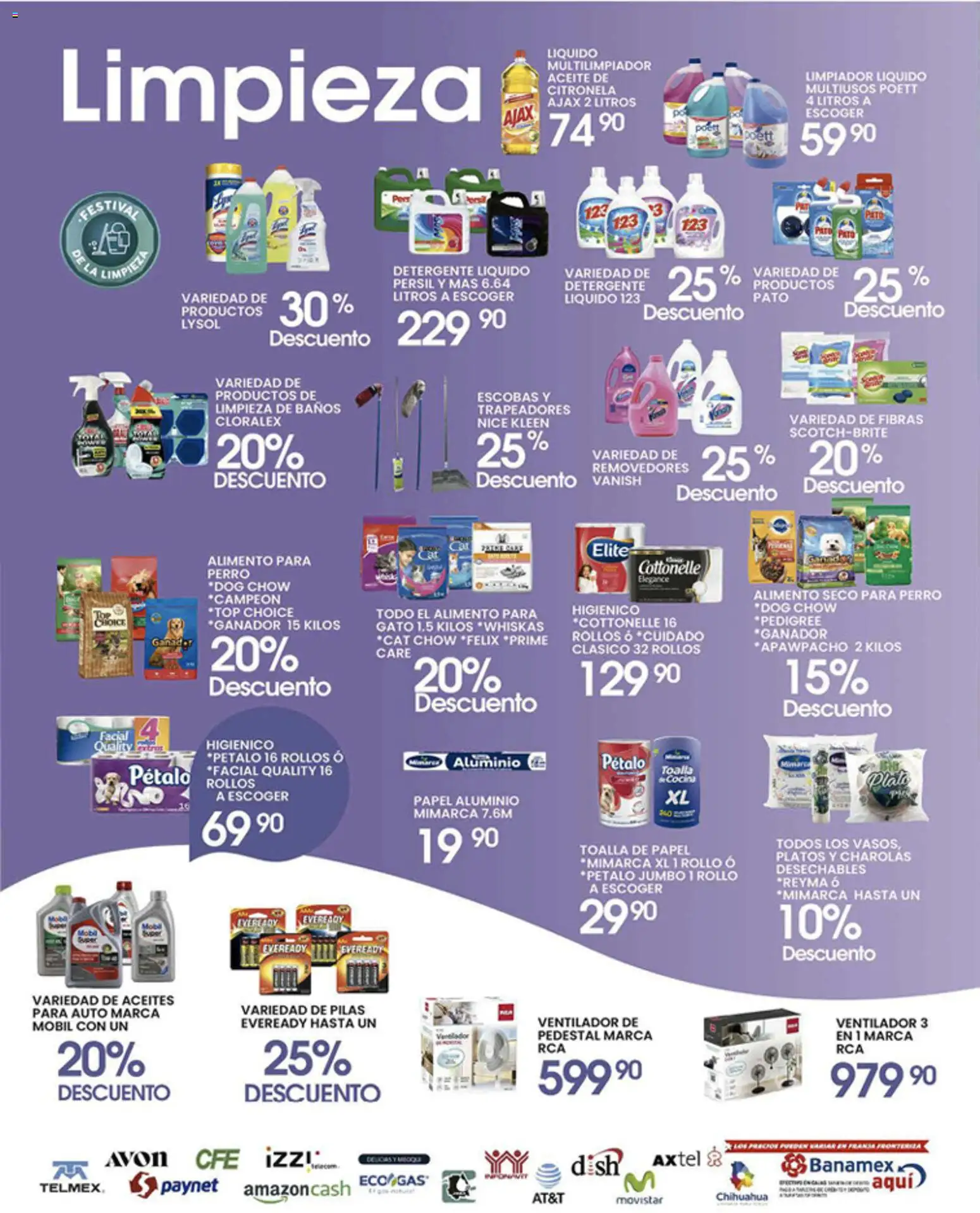 Nuevas ofertas de Alsuper válidas en toda la República Mexicana desde el 21.04.2026. ¡Encuentra las mejores ofertas en Alsuper folleto Chihuahua-Estado! | Página: 5 | Productos: Aceite, Limpiador, Toalla, Pilas