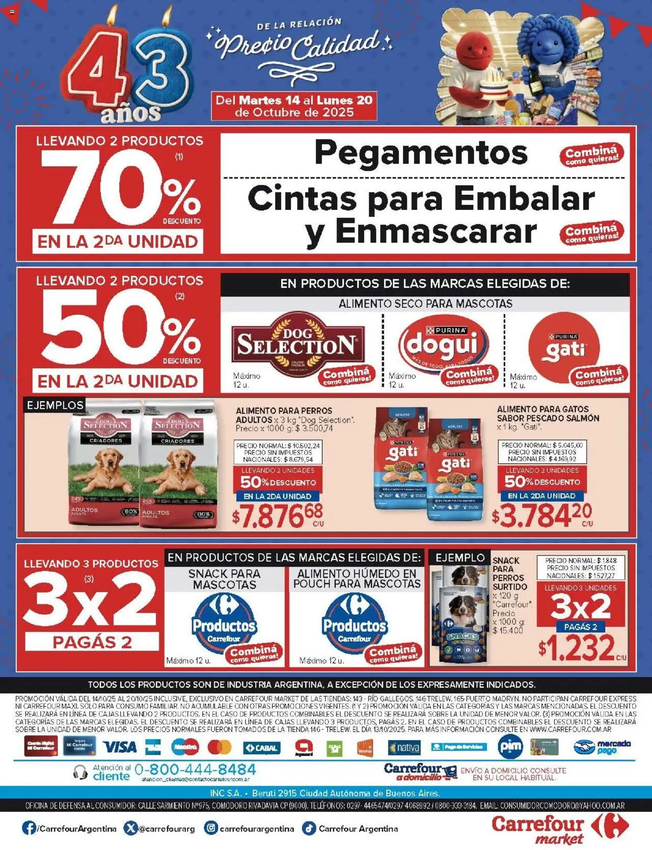 Carrefour Market catálogo - Chubut │ válido desde el 14.10.2025 | Página: 15 | Productos: Caso, Sobre, Pescado