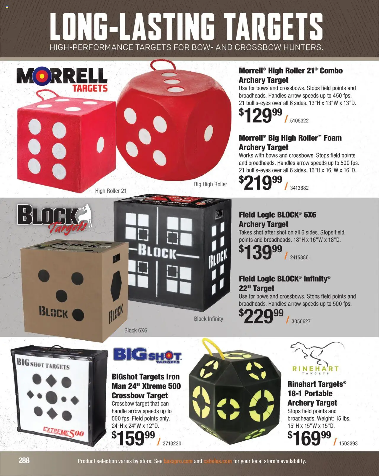 Cabela's Hunting Master 25 - valid from 11.08.2025 | Page: 288 | Products: Bow, Arrow, Crossbow, Archery