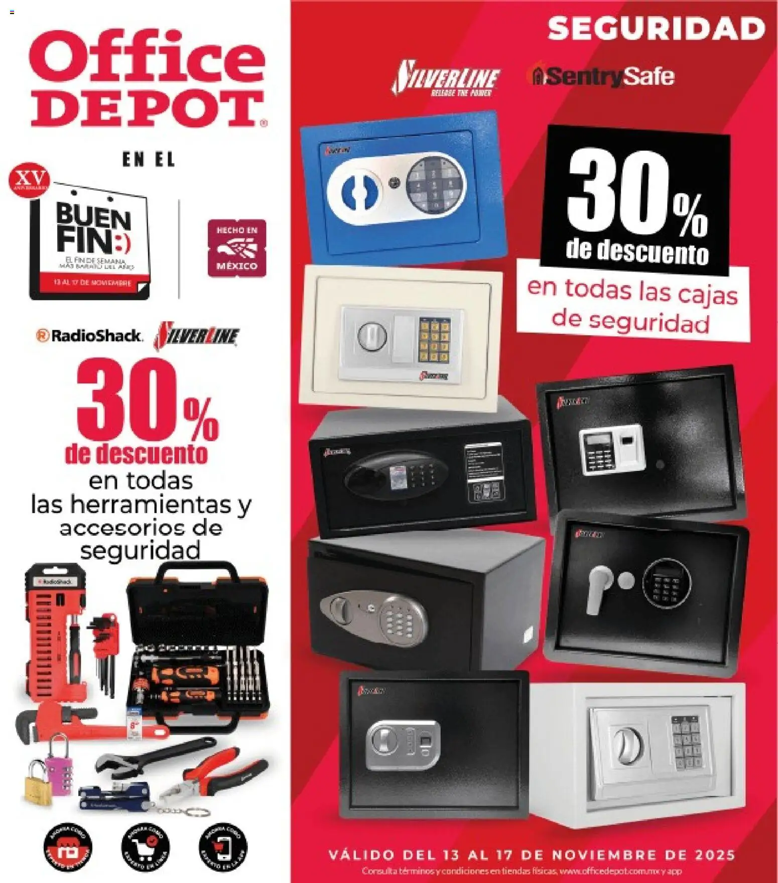 Nuevas ofertas de Office Depot válidas en toda la República Mexicana desde el 13.11.2025. ¡Encuentra las mejores ofertas en Office Depot Buen Fin! | Página: 14