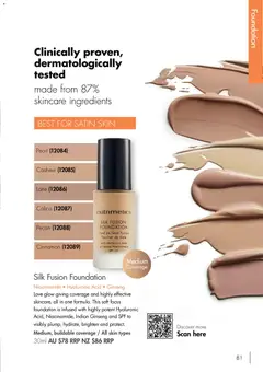 Preview of Nutrimetics Catalogue 2026 - valid from 01.01.2026 | Page: 81 | Products: Foundation
