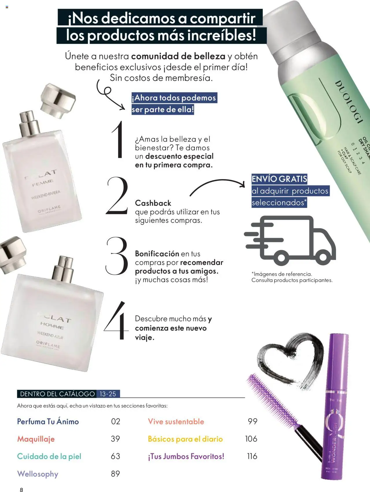 Oriflame - Catálogo │ válido desde el 13.09.2025 | Página: 8 | Productos: Maquillaje, Té